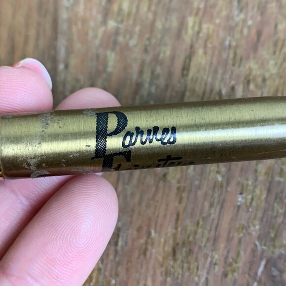 Vintage Parnes Feinstein Brass Pearl‎ Rhinestone Cherry Spice Perfume Pen EMPTY - Picture 5 of 10